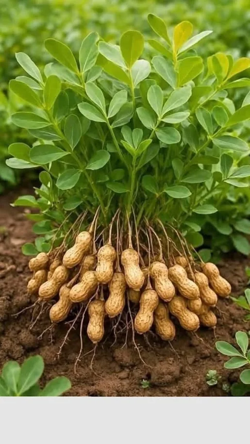 Peanut plants